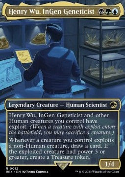 Henry Wu, InGen Geneticist (V.1)⁣ - Universes Beyond: Jurassic World Collection⁣ (Rare)⁣ [12]