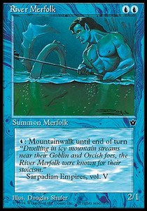 River Merfolk⁣ - Fallen Empires⁣ (Rare)