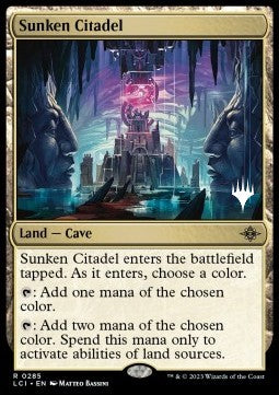 Sunken Citadel (V.2) - The Lost Caverns of Ixalan: Promos (Rare) [PLCI-285]