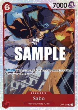 Sabo (OP05-007) (V.1) - Awakening of the New Era (Super Rare) [OP05-007]