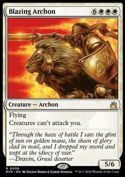 Blazing Archon - Ravnica Remastered (Rare) [RVR-8]