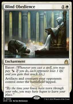 Blind Obedience - Ravnica Remastered (Rare) [RVR-9]