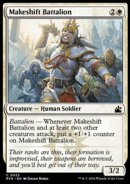 Makeshift Battalion - Ravnica Remastered (Common) [RVR-22]