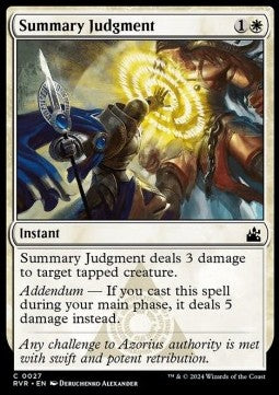 Summary Judgment - Ravnica Remastered (Common) [RVR-27]