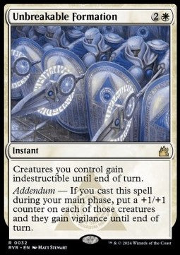 Unbreakable Formation - Ravnica Remastered (Rare) [RVR-32]