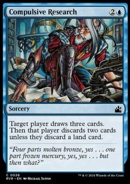 Compulsive Research - Ravnica Remastered (Common) [RVR-38]