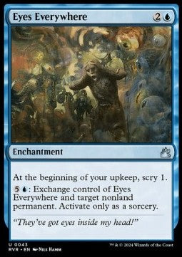 Eyes Everywhere - Ravnica Remastered (Uncommon) [RVR-43]