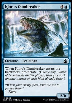 Kiora's Dambreaker - Ravnica Remastered (Common) [RVR-48]