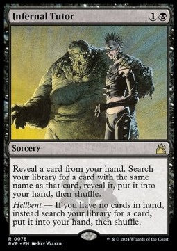 Infernal Tutor - Ravnica Remastered (Rare) [RVR-78]
