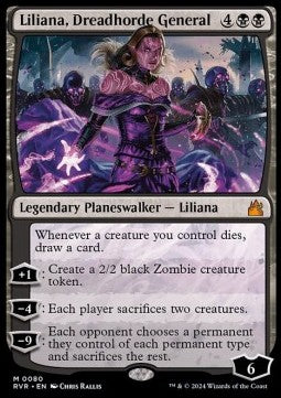 Liliana, Dreadhorde General - Ravnica Remastered (Mythic) [RVR-80]