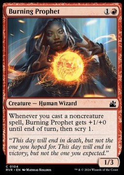 Burning Prophet - Ravnica Remastered (Common) [RVR-104]