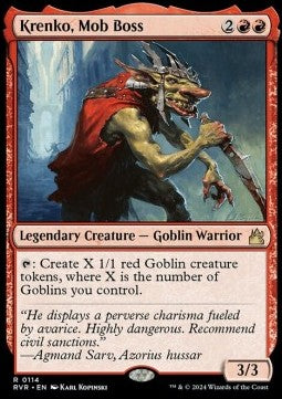 Krenko, Mob Boss - Ravnica Remastered (Rare) [RVR-114]