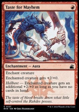 Taste for Mayhem - Ravnica Remastered (Common) [RVR-127]