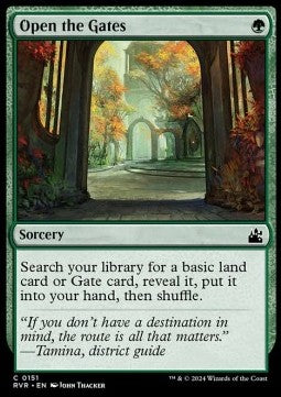 Open the Gates - Ravnica Remastered (Common) [RVR-151]
