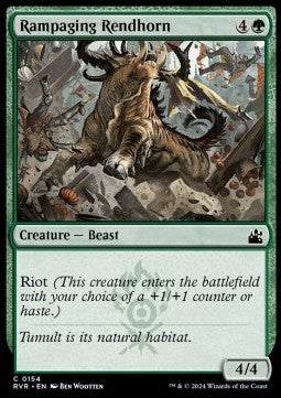 Rampaging Rendhorn - Ravnica Remastered (Common) [RVR-154]