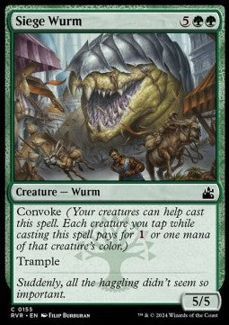Siege Wurm - Ravnica Remastered (Common) [RVR-155]