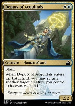Deputy of Acquittals - Ravnica Remastered (Common) [RVR-177]