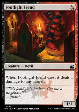 Footlight Fiend - Ravnica Remastered (Common) [RVR-181]