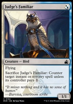 Judge's Familiar - Ravnica Remastered (Common) [RVR-192]