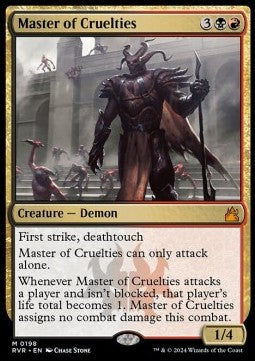 Master of Cruelties - Ravnica Remastered (Mythic) [RVR-198]
