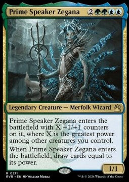 Prime Speaker Zegana - Ravnica Remastered (Rare) [RVR-211]