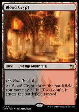 Blood Crypt - Ravnica Remastered (Rare) [RVR-273]