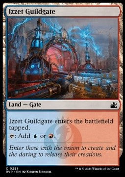 Izzet Guildgate - Ravnica Remastered (Common) [RVR-281]