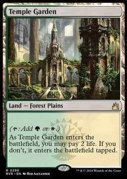 Temple Garden - Ravnica Remastered (Rare) [RVR-290]