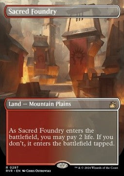 Sacred Foundry (V.1) - Ravnica Remastered: Extras (Rare) [XRVR-297]