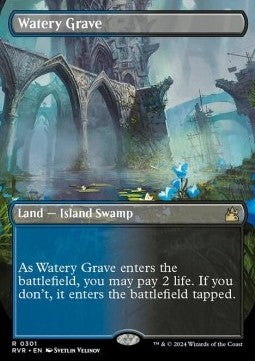 Watery Grave (V.1)⁣ - Ravnica Remastered: Extras⁣ (Rare)⁣ [301]