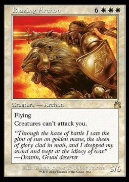 Blazing Archon - Ravnica Remastered: Extras (Rare) [XRVR-302]
