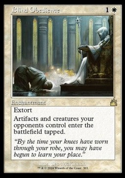 Blind Obedience - Ravnica Remastered: Extras (Rare) [XRVR-303]