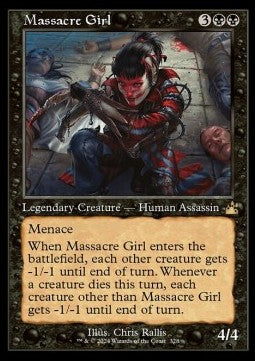 Massacre Girl (V.1) - Ravnica Remastered: Extras (Rare) [XRVR-328]