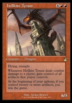 Hellkite Tyrant (V.1) - Ravnica Remastered: Extras (Rare) [XRVR-333]