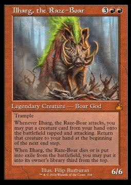 Ilharg, the Raze-Boar (V.1) - Ravnica Remastered: Extras (Mythic) [XRVR-334]