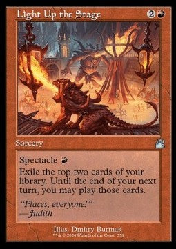 Light Up the Stage - Ravnica Remastered: Extras (Uncommon) [XRVR-338]