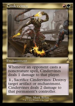 Cindervines (V.1) - Ravnica Remastered: Extras (Rare) [XRVR-360]