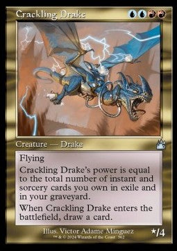 Crackling Drake - Ravnica Remastered: Extras (Uncommon) [XRVR-362]