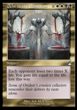 Debt to the Deathless - Ravnica Remastered: Extras (Uncommon) [XRVR-364]