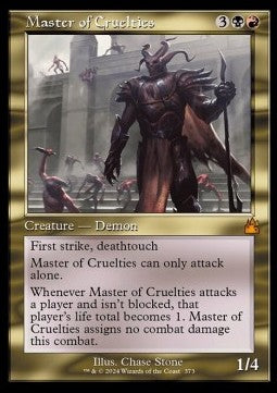 Master of Cruelties - Ravnica Remastered: Extras (Mythic) [XRVR-373]