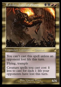 Rakdos, Lord of Riots - Ravnica Remastered: Extras (Rare) [XRVR-379]