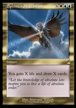 Sphinx's Revelation - Ravnica Remastered: Extras (Rare) [XRVR-383]