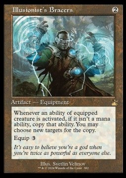 Illusionist's Bracers - Ravnica Remastered: Extras (Rare) [XRVR-392]