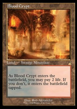 Blood Crypt (V.2) - Ravnica Remastered: Extras (Rare) [XRVR-397]