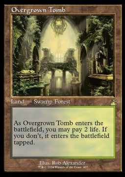 Overgrown Tomb (V.2) - Ravnica Remastered: Extras (Rare) [XRVR-407]