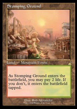 Stomping Ground (V.2) - Ravnica Remastered: Extras (Rare) [XRVR-413]