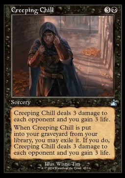 Creeping Chill - Ravnica Remastered: Extras (Uncommon) [XRVR-453]