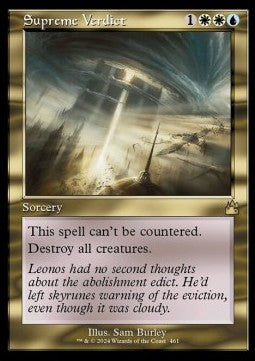 Supreme Verdict - Ravnica Remastered: Extras (Rare) [XRVR-461]