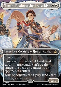 Tomik, Distinguished Advokist - Ravnica Remastered: Extras (Rare) [XRVR-417]