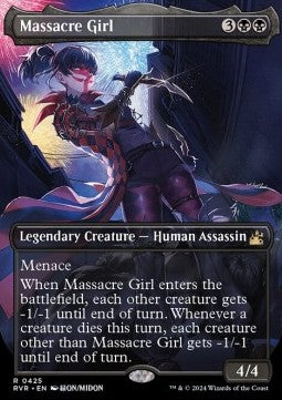 Massacre Girl (V.2) - Ravnica Remastered: Extras (Rare) [XRVR-425]